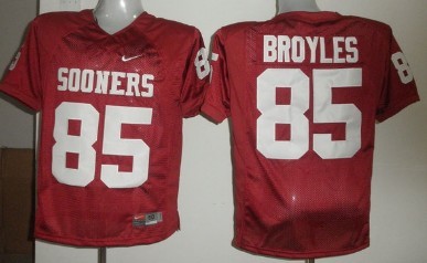 Men's Oklahoma OU Red 2024 game day Ryan Broyles #85 breathable Jersey