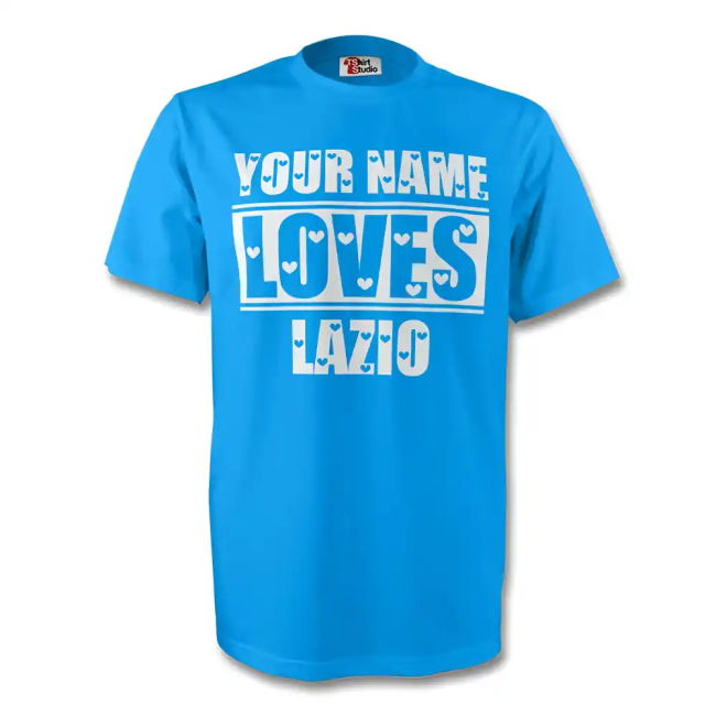 Official 2025-2026 Lazio T-shirt With Modern Design - Machine Washable