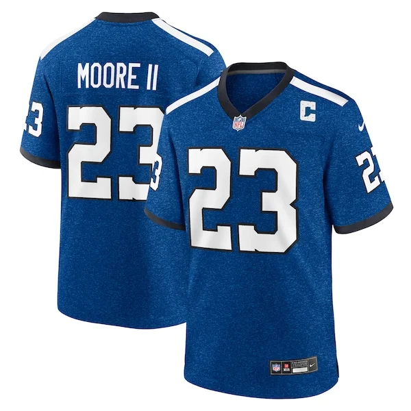 None Kenny Moore Game Jersey - Royal | NFL Player Jersey | NFL Footbal