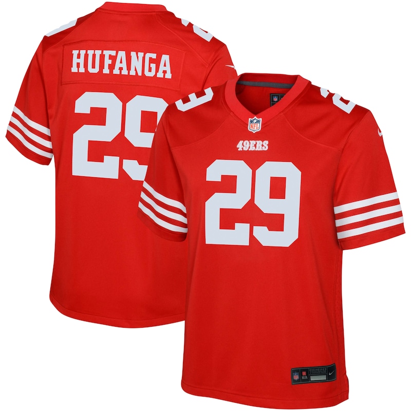 Talanoa Hufanga San Francisco 49ers Nike Youth Game Jersey -...