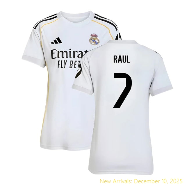 2025-2026 Real Madrid Home Shirt - Performance Match Day (Raul 7) -...