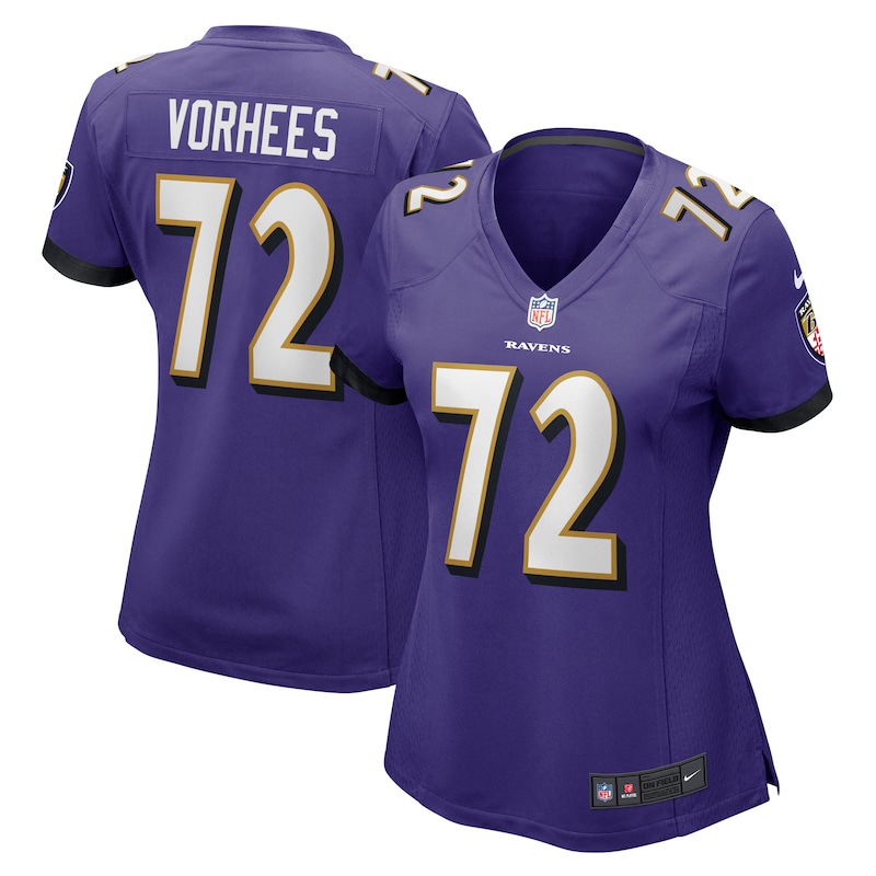 None Andrew Vorhees All-Pro BAL Ravens Elite Jersey Game Day Wear