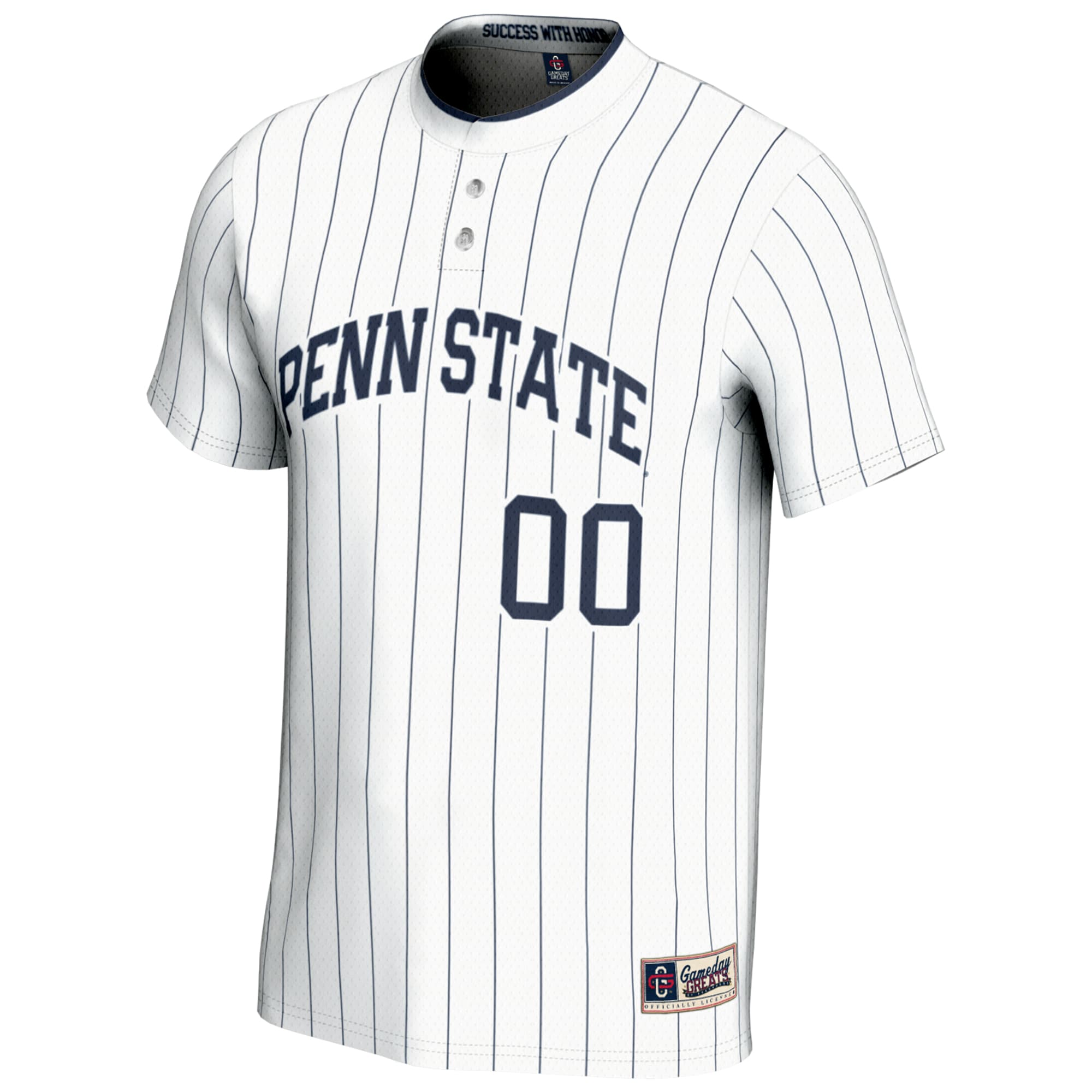 [DDG] Penn State Nittany Lions GameDay Greats Unisex NIL Pick-A-Player Lightweight Softball Jersey - White