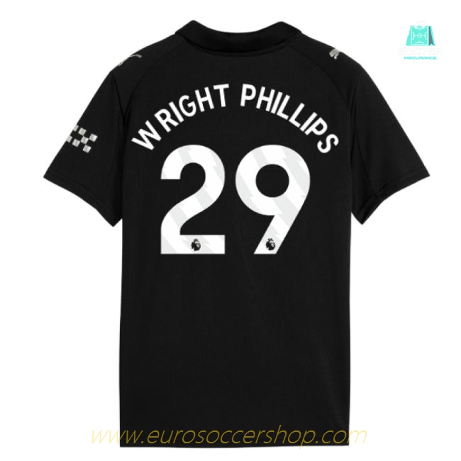 2025-2026 Man City Away Mini Kit (Wright Phillips 29)
