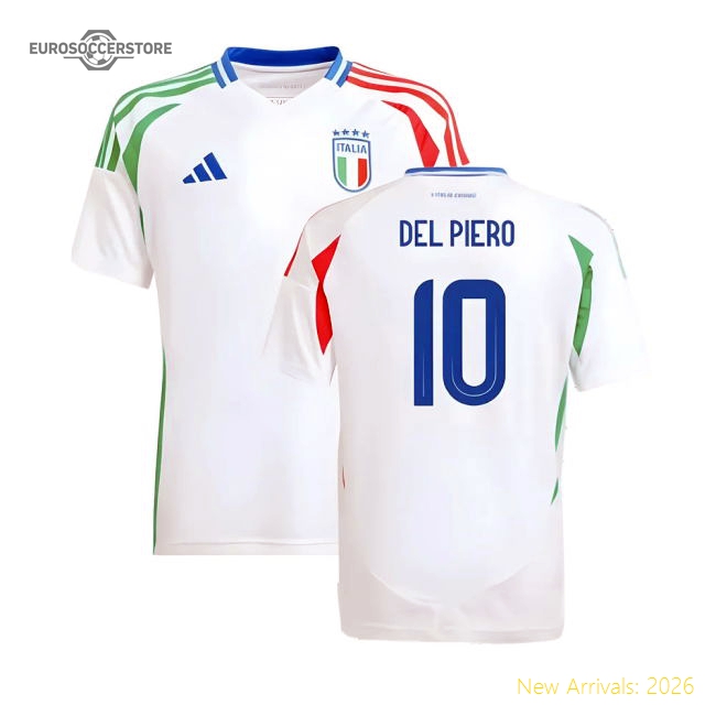 2024-2025 Italy Away Shirt (Kids) (DEL PIERO 10)