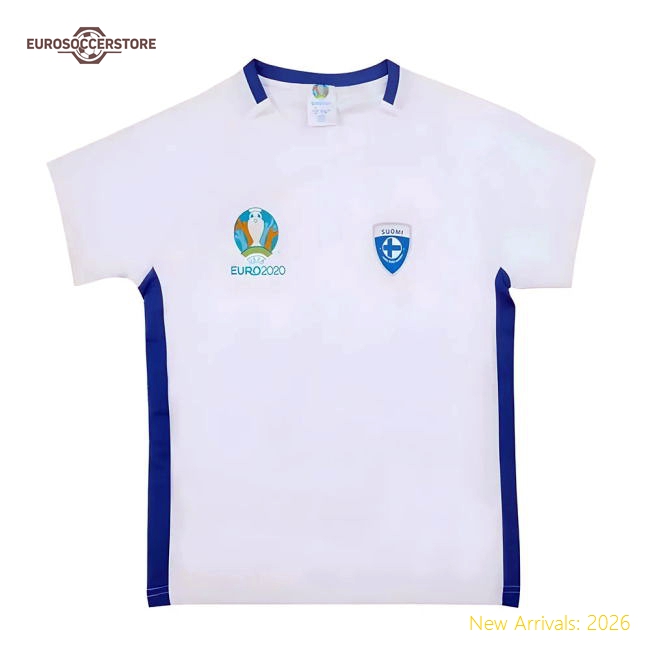 Finland 2021 Polyester T-Shirt (White) - Kids