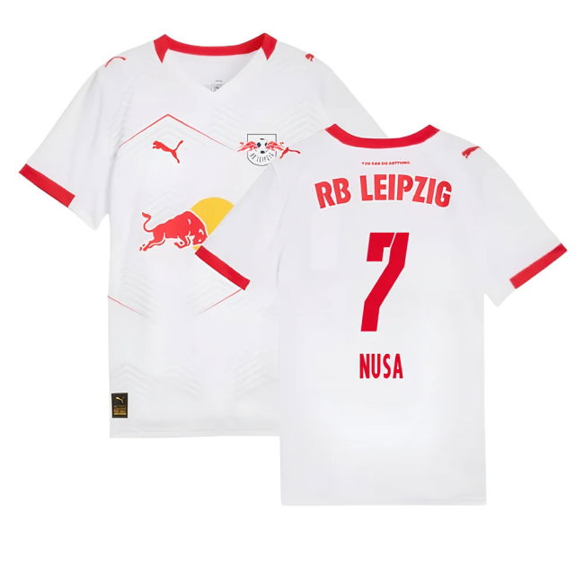 Red Bull Leipzig Official 2025-2026 Home Shirt - Kids (Kids)