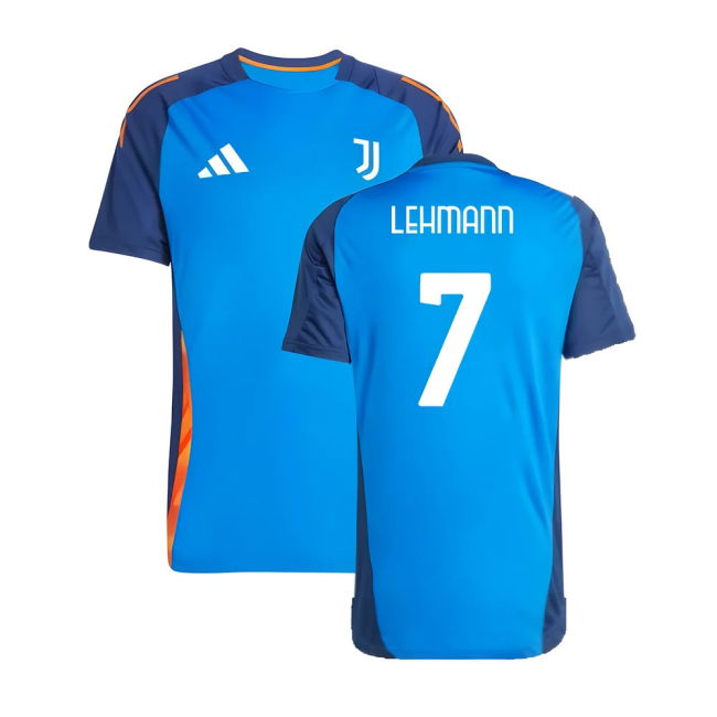 High Performance Juve Juventus Training Jersey Blue Lehmann #7 Mod...