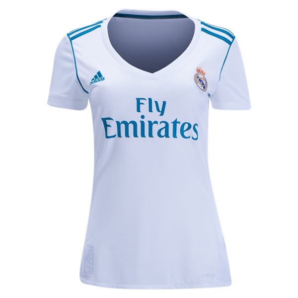 Performance Driven Real Madrid Home 201718 Women's Soccer Jersey Shirt