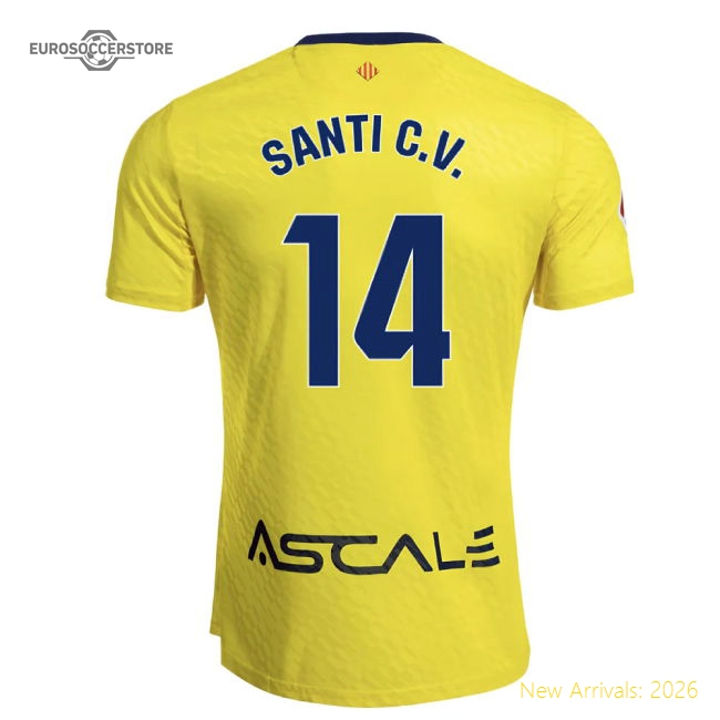 Supporter 2025-2026 Villarreal Home Shirt (Santi C.V. 14)