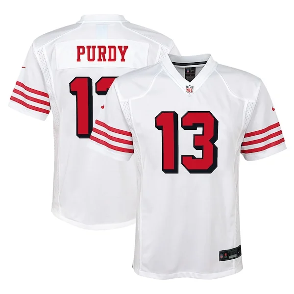 Performance San Francisco 49ers Game Jersey - Premium White NFL Fan...