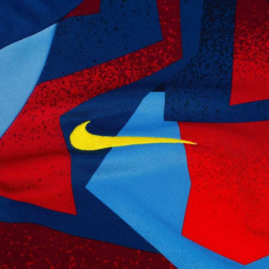 [EFKS] Barcelona Dri FIT Strike Drill Pre Match University Blue/Opti Training Yellow