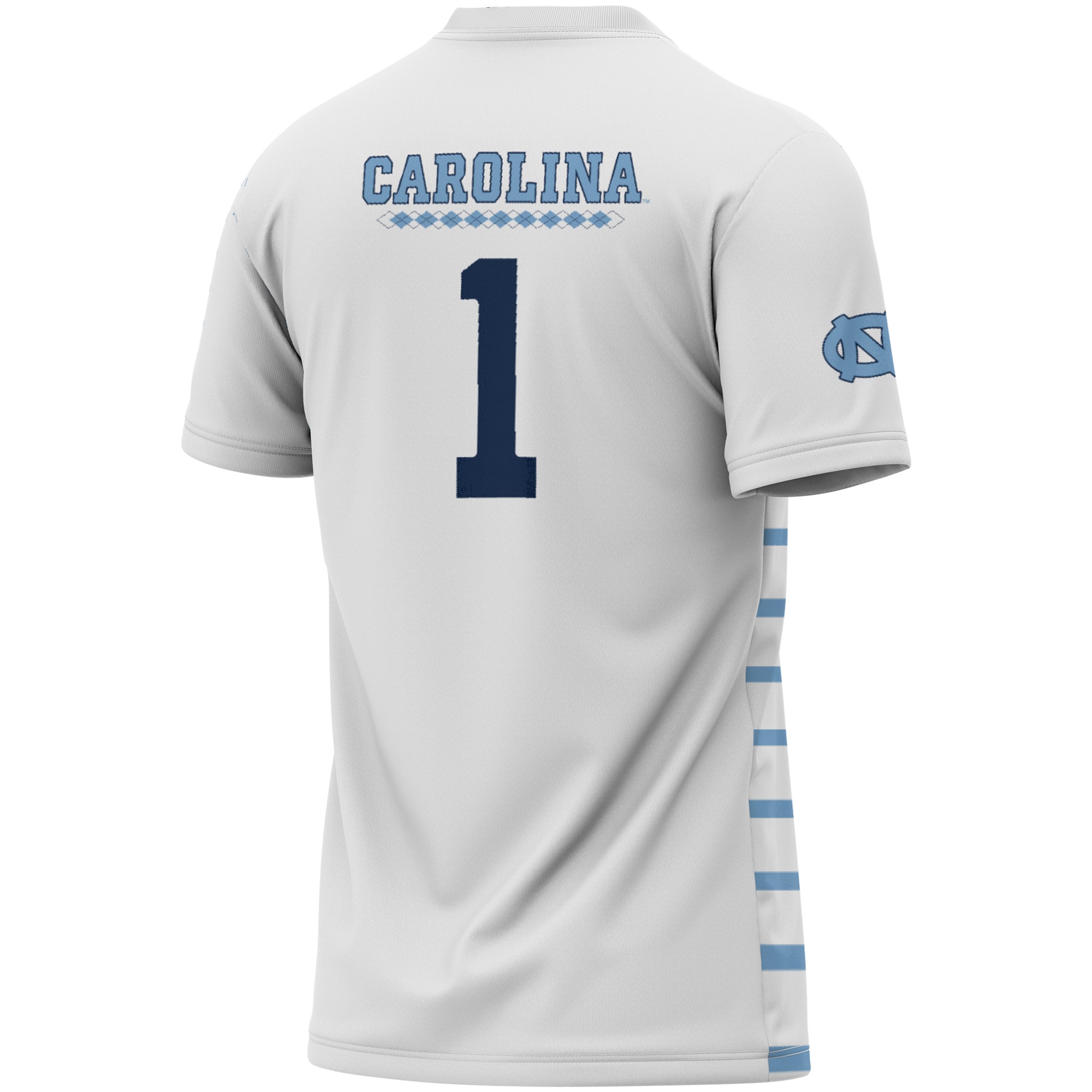 [NJP] North Carolina Tar Heels GameDay Greats Youth Lightweight Soccer Fashion Jersey - White