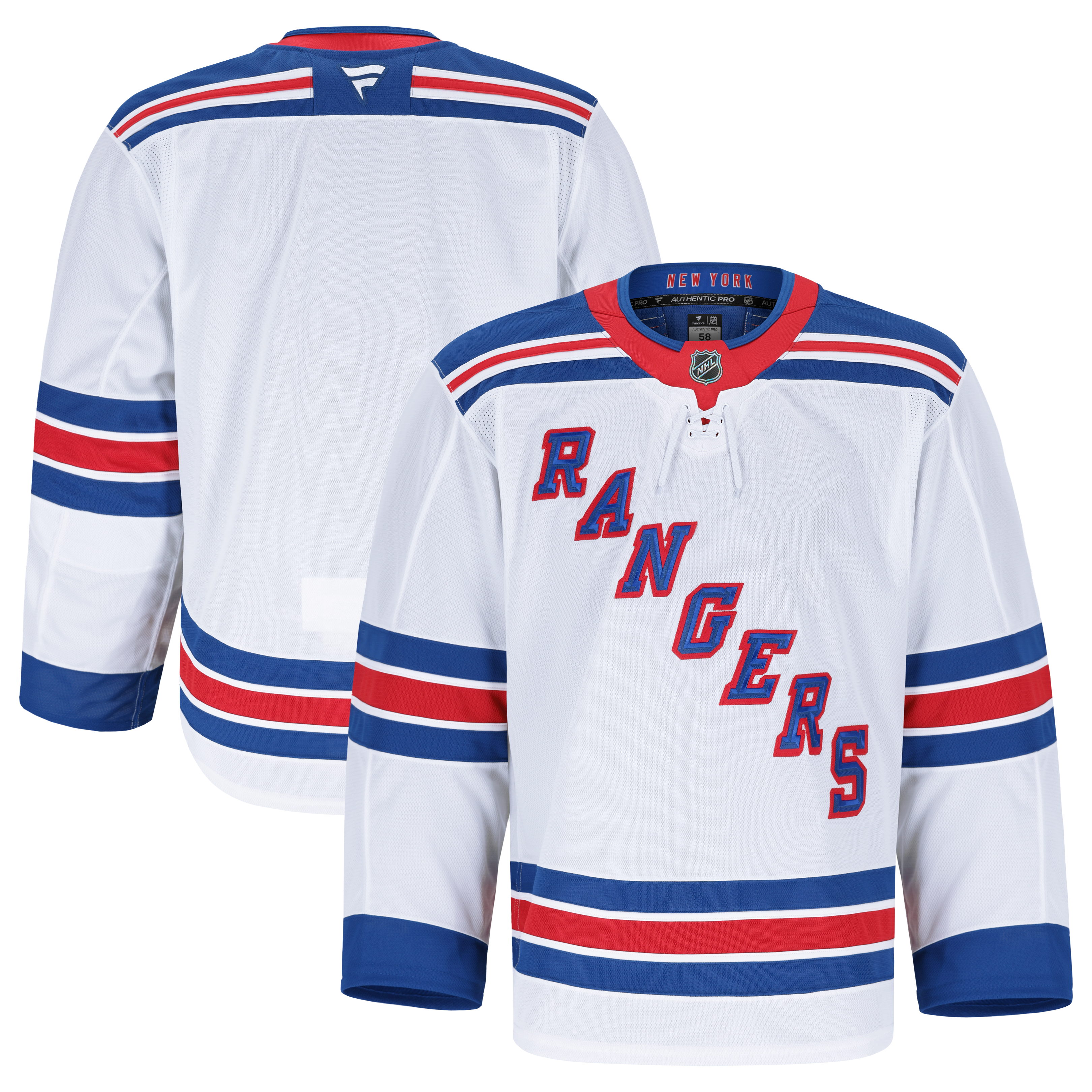 [JED] New York Rangers Away Authentic Pro Jersey - White
