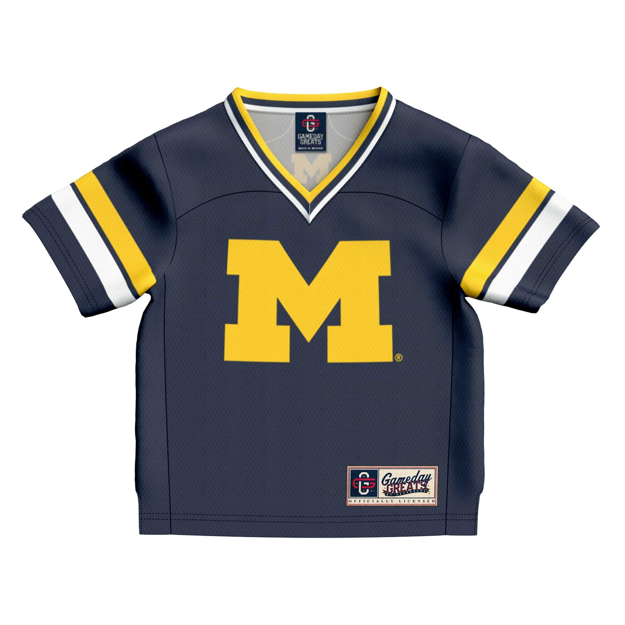 Infant #1 Navy Michigan Wolverines Collegiate Football Fashion Jersey