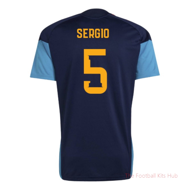 [JED] 2026/27 Spain Training Jersey (Night Indigo) (Sergio 5)