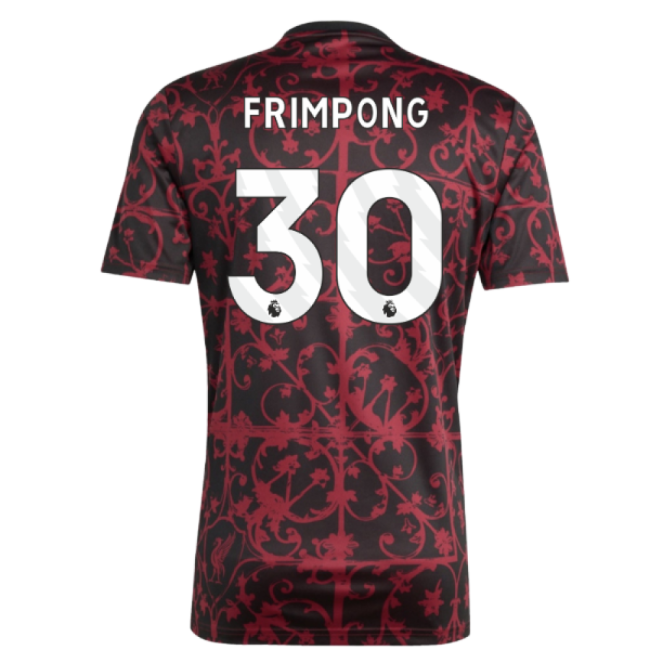 2025-20 Liverpool Home Football Jersey Frimpong Printing L M S