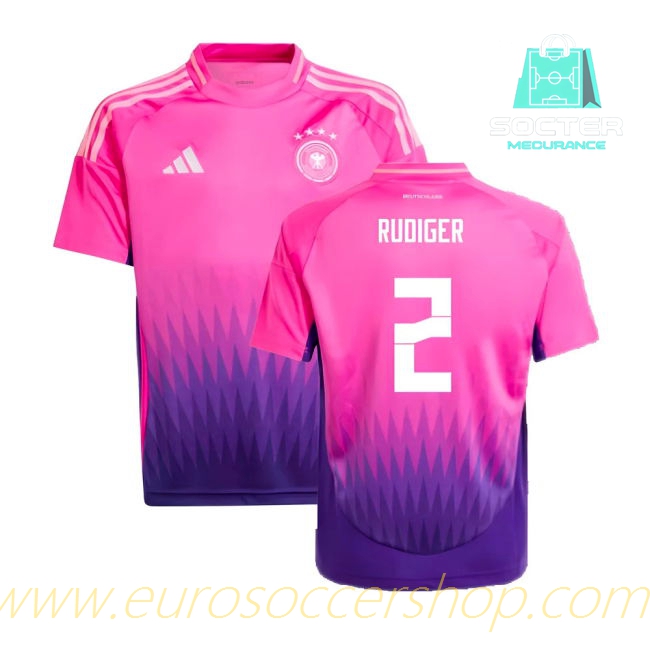 2024-2025 Season German National Team Away Shirt Kids Edition (Rudiger 2)