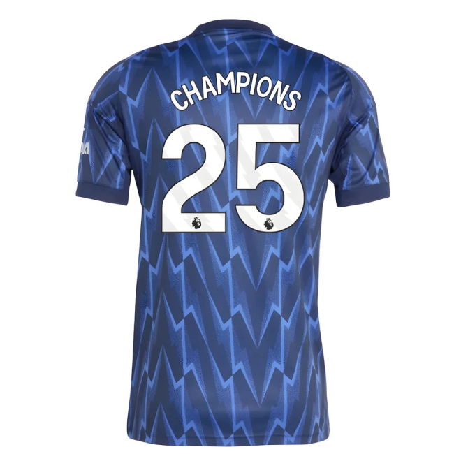 Arsenal 2025-20 Away Shirt Champions #25 L M S