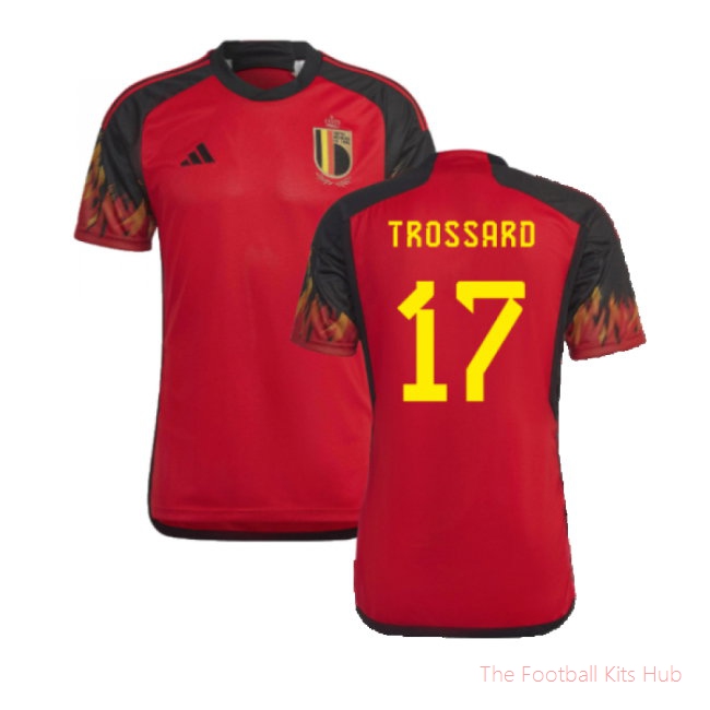 2022-2023 Belgium Home Shirt (Trossard 17)