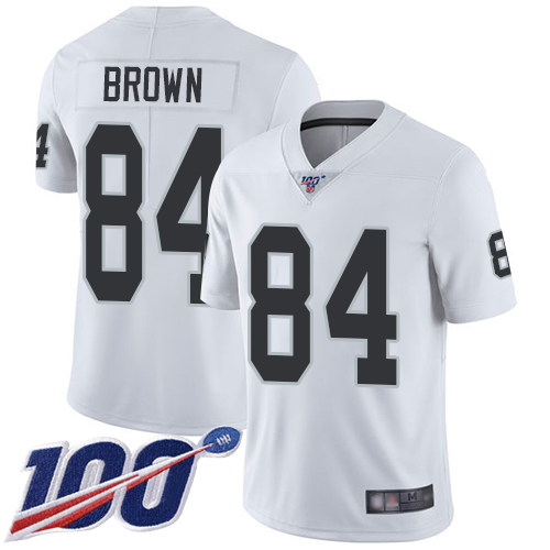 Official NFL Oakland Raiders #84 Antonio Brown Brown Li-v3