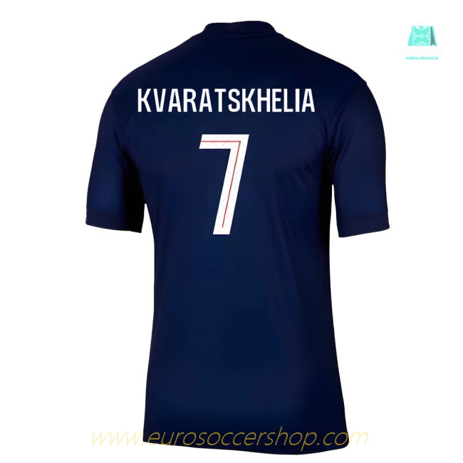 2025-2026 PSG Paris Saint Germain Home Shirt (Kvaratskhelia 7)