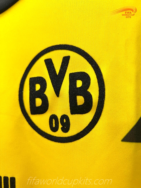 Dortmund 1989 Home Yellow Football Kit