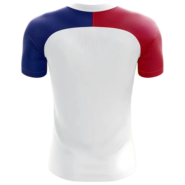 Official 2025-2026 Serbia Flag Concept Football Shirt - Womens