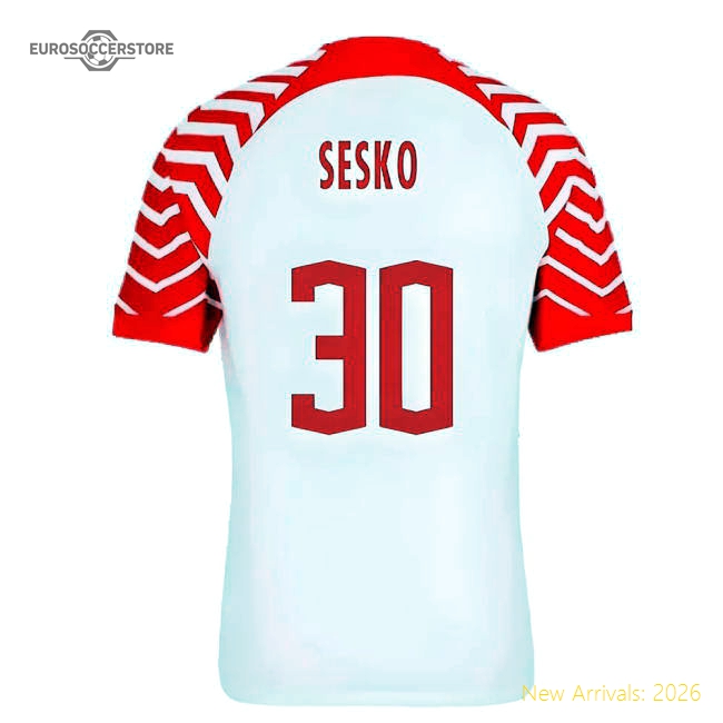 Football Club Sesko Home Replica Jersey Breathable Comfortable