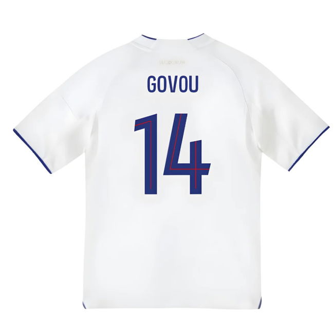 Olympique Lyon 2025-2026 Home Jersey - Kids #88