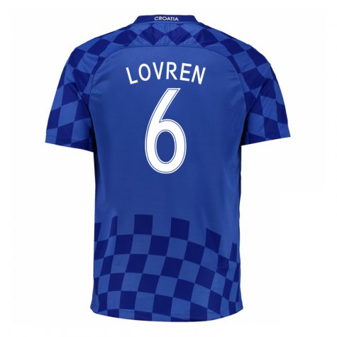 Croatia Away 2016 Lovren 6 Soccer Jersey Shirt - Official Replica