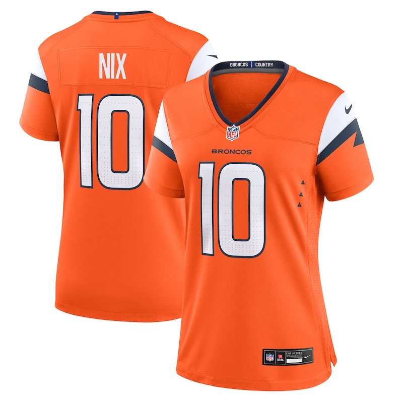 None Bo Nix Denver Broncos Iconic Limited Edition Football Apparel