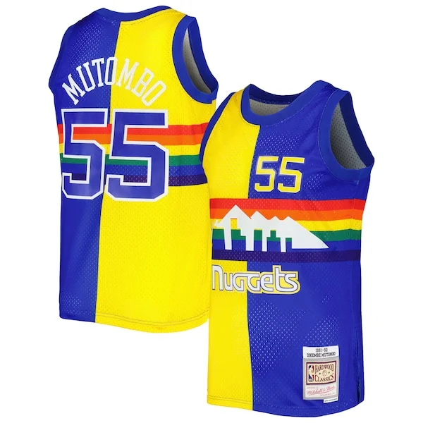 Dikembe Mutombo DEN Swingman Jersey - vintage official training