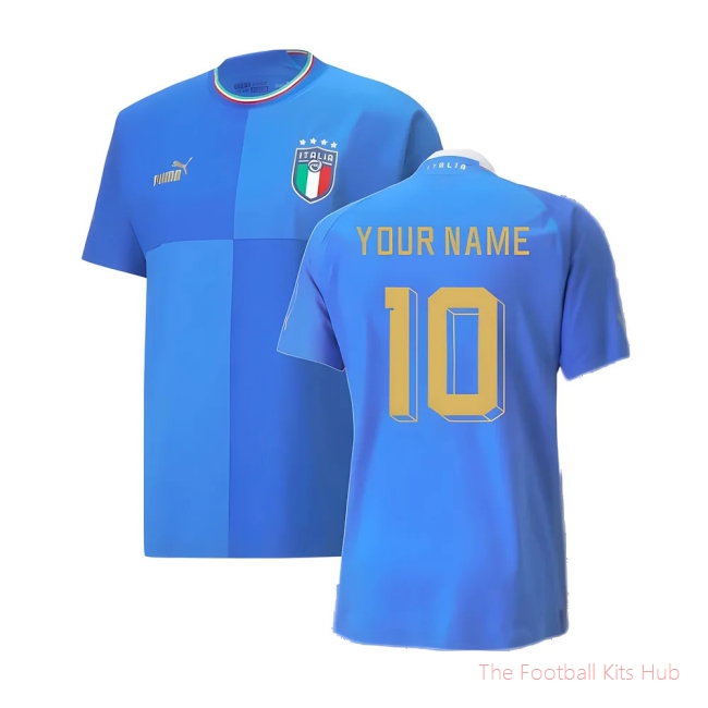 2022-2023 Italy Home Jersey Authentic with Packaging (Your Name)
