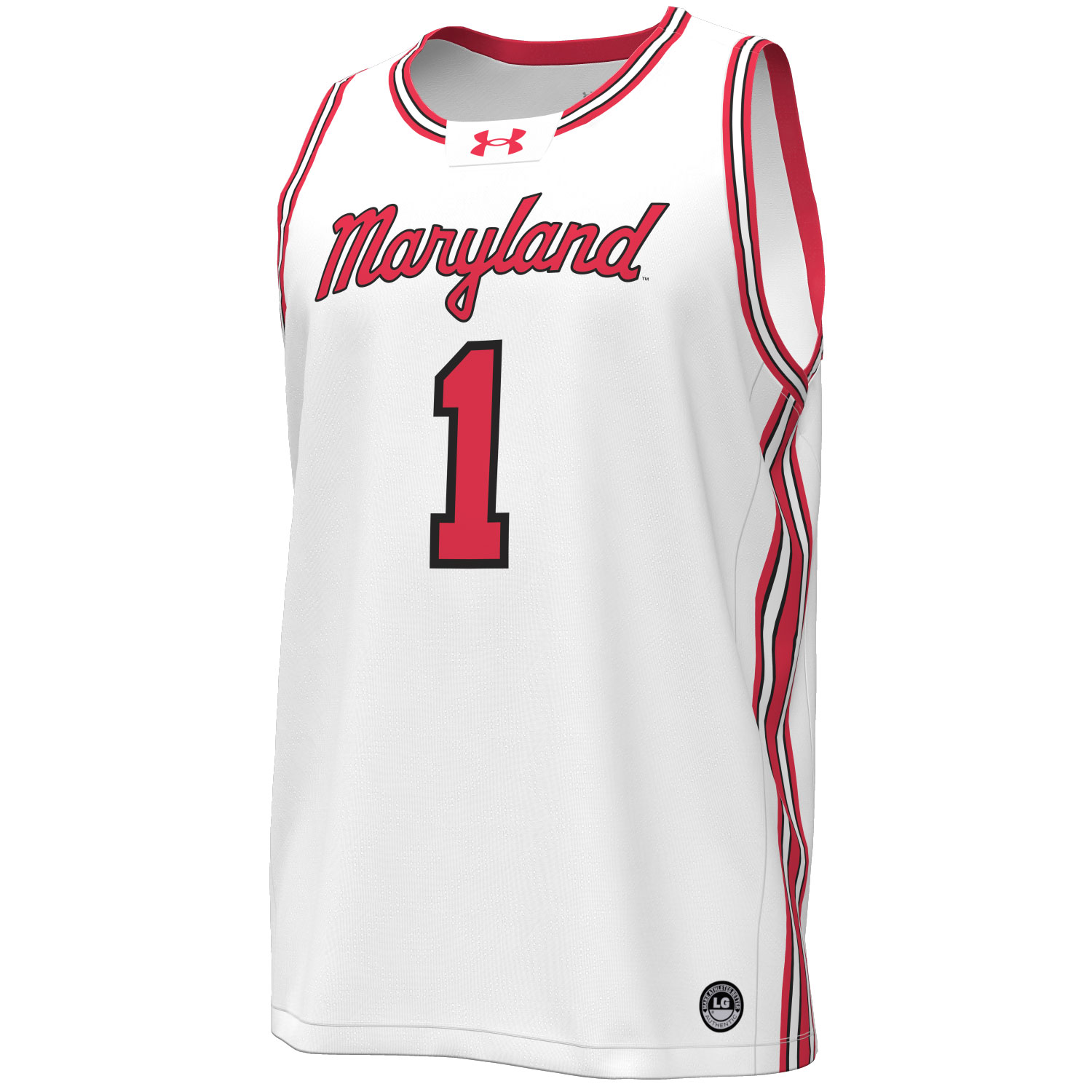 [DDG] Maryland Terrapins Throwback Replica Basketball Jersey - White
