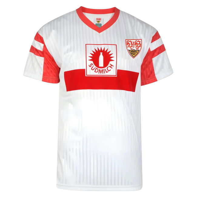 Score Draw Vfb Stuttgart 1992 Retro Football Shirt