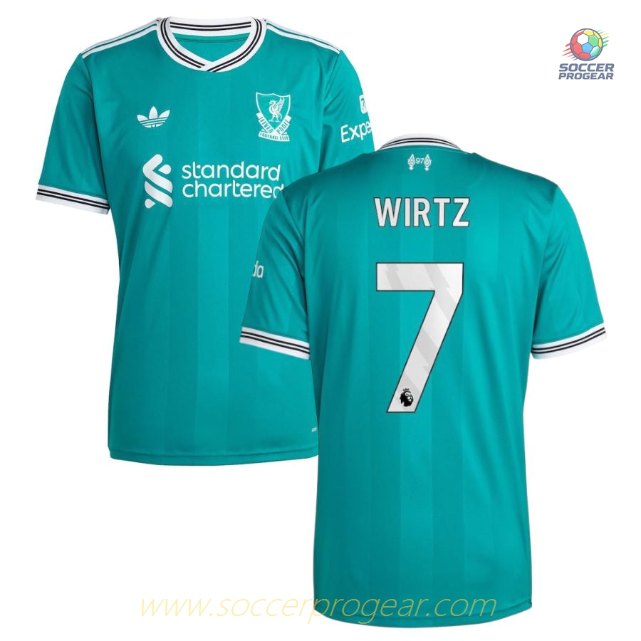 Liverpool Third Football Jersey 2025-26 Edition Wirtz