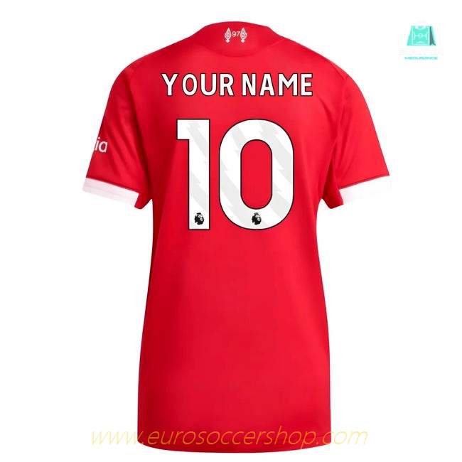 2025-2026 Liverpool Authentic Home Shirt (Womens) (Your Name)