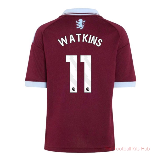 Fan Edition Aston Villa 2026-2027 Home Shirt (Kids) (Watkins 11)