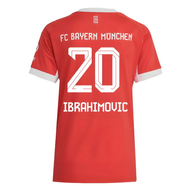 Bayern Munich Official 2025-2026 Home Soccer Jersey - Borussia