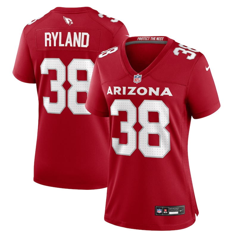 None Chad Ryland AZ Cardinals Iconic Premium Material Jersey