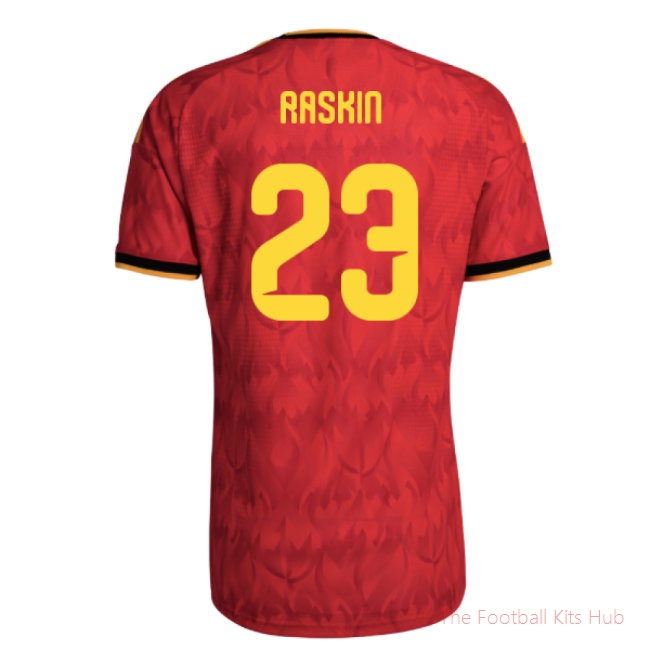 [EFS] 2026/27 Belgium Authentic Home Shirt (Raskin 23)