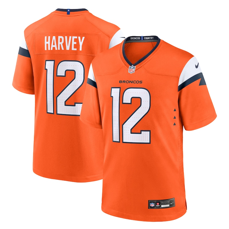 None RJ Harvey Denver Broncos Energetic Team Spirit Wear for NFL Fans