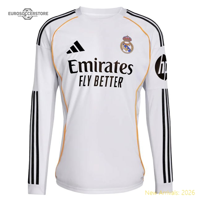 High-quality Home Real Madrid Jersey Athletic Fit Breathable