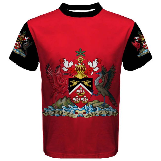 Climate-Control Trinidad And Tobago Coat Of Arms Sublimated Sports