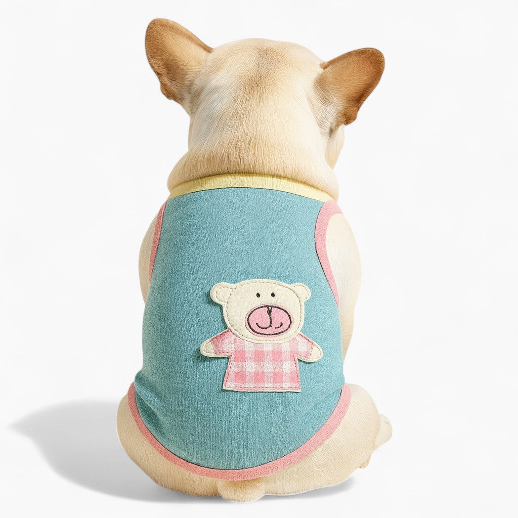 Comfortable Cozybear French Bulldog Vest – Soft Two-color Summer Outf...