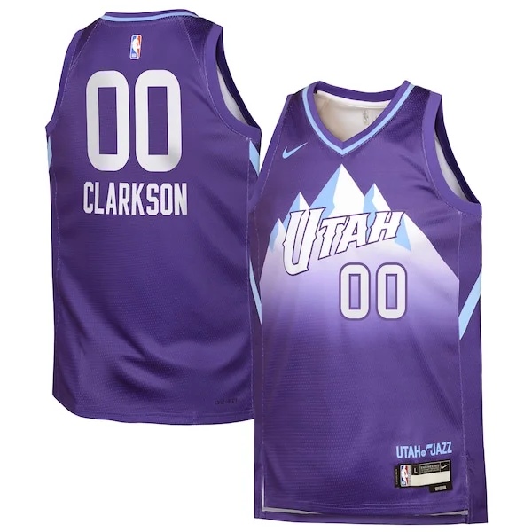 Jordan Clarkson UTA Swingman Jersey - stylish top-tier NBA training