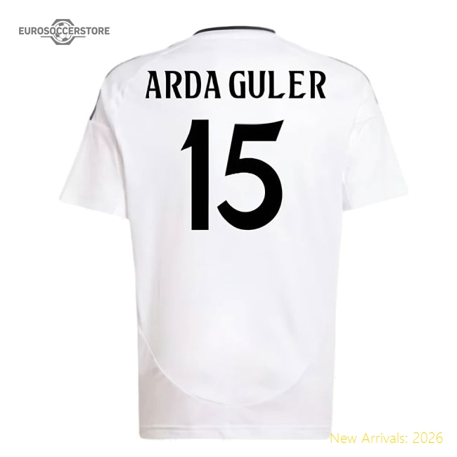 2024-2025 Football Team Kids Safe Arda Guler Jersey Performance Fabric