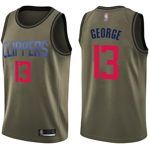 Nike Clippers Green Angeles Clippers #13 Jersey - Great Value