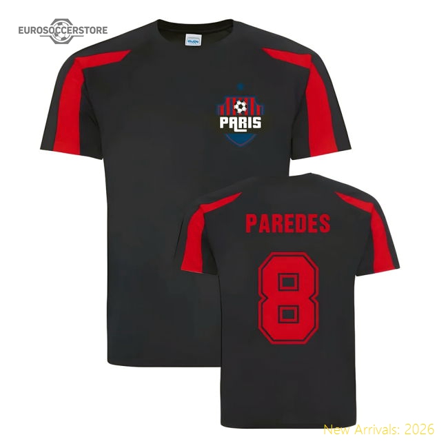 Authentic Leandro Paredes Paris Sports Training Jersey (Navy)